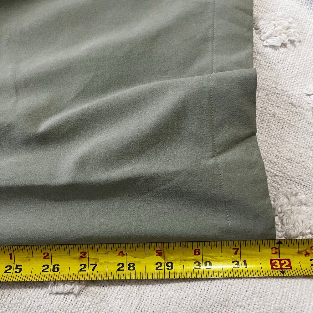 Lululemon Swift Mid-Rise Wide Leg Pant Fog Green Gym Studio Yoga Workout Size 10 - Picture 8 of 11
